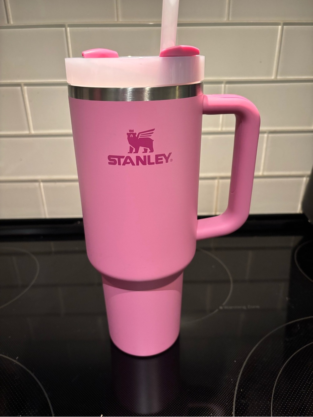 NWOT 40 oz Stanley Quencher H2.0 FlowState Tumbler Peony